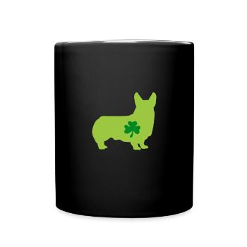 Corgi - Full Colour Mug - black - Front