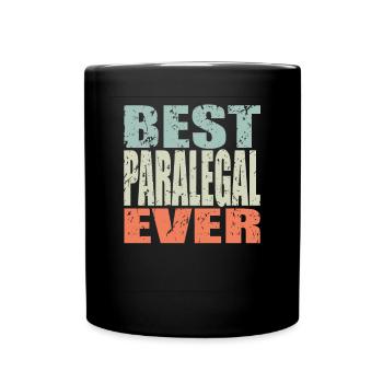 Best Rechtsanwaltsfachangestellte ever - Tasse einfarbig - Schwarz - Vorne