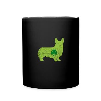 Welsh Corgi Dog Dog Dog Race Cadeau - Mug uni - noir - Devant