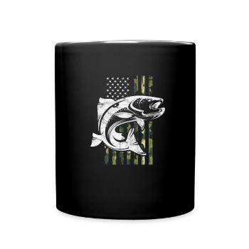 Pêcheur Aux États-Unis - Mug uni - noir - Devant