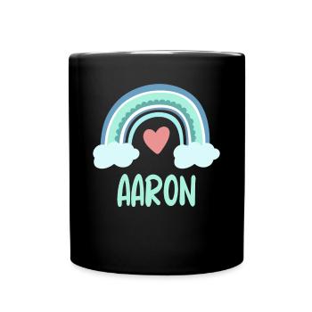 Aaron Nom Rainbow Baby - Mug uni - noir - Devant