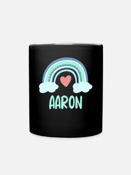 Aaron Nom Rainbow Baby - Mug uni - noir