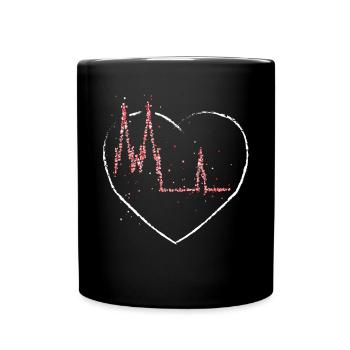 Cologne Cathedral Cologne Carnival Carnival Confetti Colonia - Full Colour Mug - black - Front