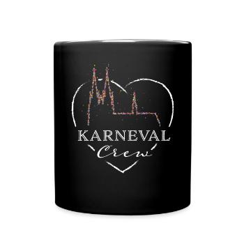 Kölner Dom Köln Cologne Colonia Kölle Kölnerin - Tasse einfarbig - Schwarz - Vorne