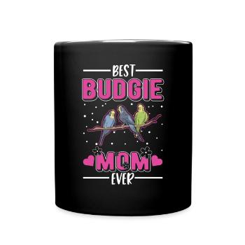 Perruche Maman Welli Perruche - Mug uni - noir - Devant