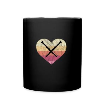 Klarinettist liebt Klarinette spielen im Orchester - Tasse einfarbig - Schwarz - Vorne