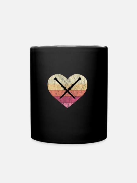 Klarinettist liebt Klarinette spielen im Orchester - Tasse einfarbig - Schwarz
