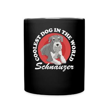 Chiens Schnauzer | Cadeau de propriétaire de chien - Mug uni - noir - Devant