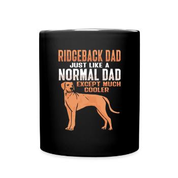 Rhodesian Ridgeback Dog - Full Colour Mug - black - Front