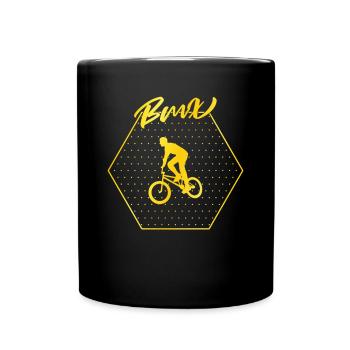 bmx - Full Colour Mug - black - Front