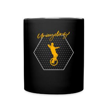 Monocycle - Mug uni - noir - Devant