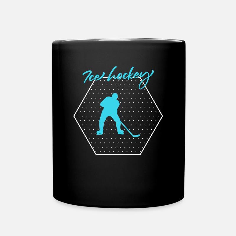 Eishockey - Tasse einfarbig - Schwarz