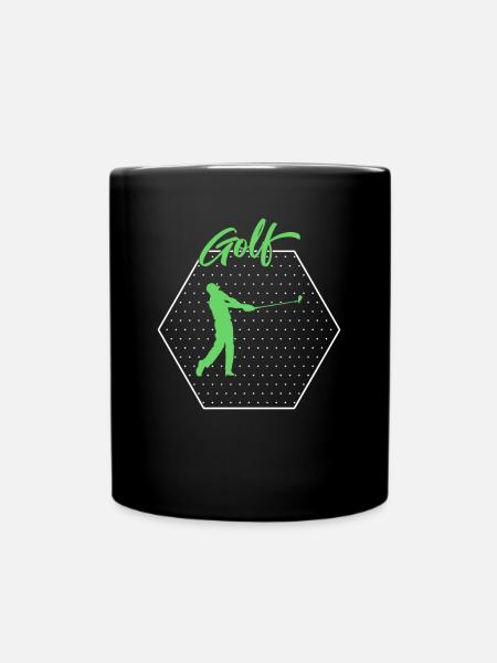 golf - Tasse einfarbig - Schwarz
