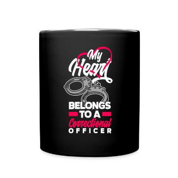 Gardiens de prison Agents pénitentiaires - Mug uni - noir - Devant