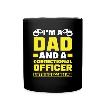 Prison Guard Correctional Officer - Full Colour Mug - black - Front