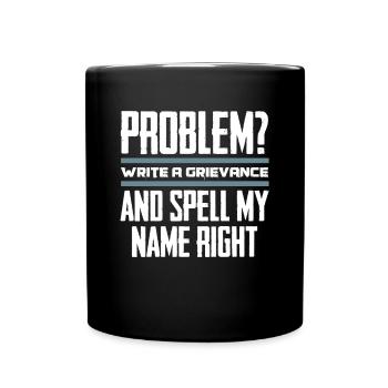 Gardien de prison Agent correctionnel - Mug uni - noir - Devant