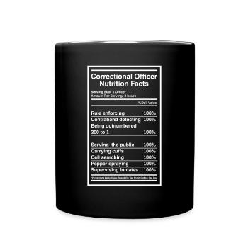 Gardiens de prison Agents pénitentiaires - Mug uni - noir - Devant