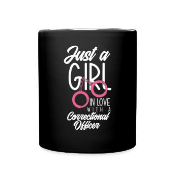 Gardien de prison Agent correctionnel - Mug uni - noir - Devant