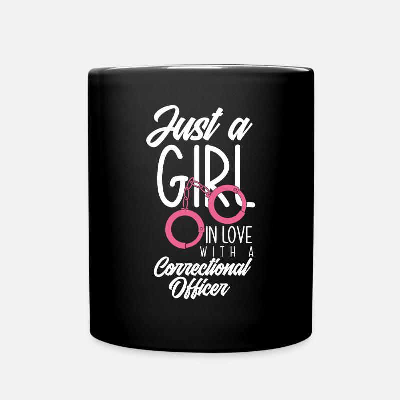 Gardien de prison Agent correctionnel - Mug uni - noir