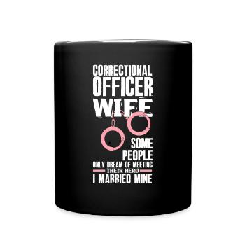 Gardiens de prison Agents pénitentiaires - Mug uni - noir - Devant