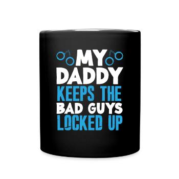 Prison Guard Correctional Officer - Full Colour Mug - black - Front