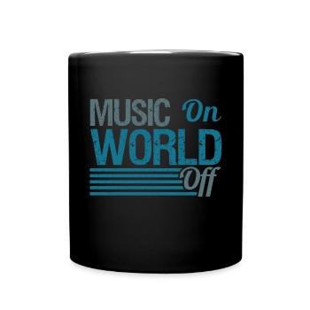 Music in the World by Musician Lovers DJ - Full Colour Mug - black - Front
