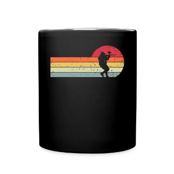 Paintball Vintage Sunset - Full Colour Mug - black - Front