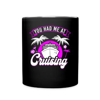 Bateau de croisière fille de vacances que vous avez eue - Mug uni - noir - Devant