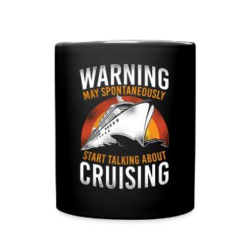 Croisière Vacances Rétro Vintage - Mug uni - noir - Devant