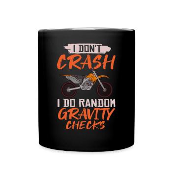 Dirt Bike Motocross Électrique Riding MX Rider - Mug uni - noir - Devant