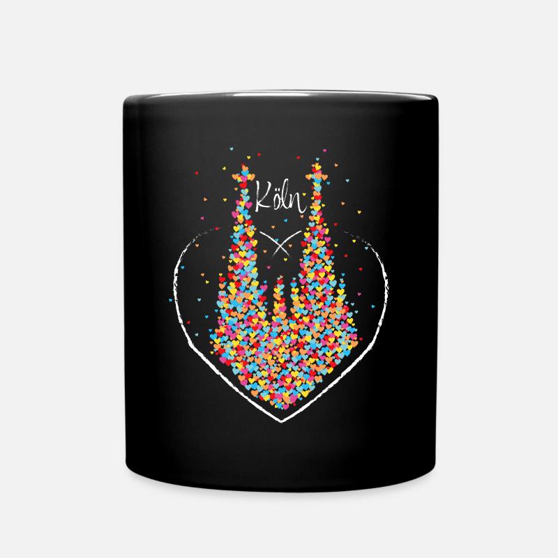 Kölner Dom Köln Cologne Kölle Colonia Karneval - Tasse einfarbig - Schwarz