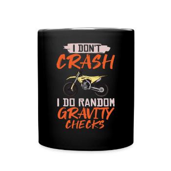 Dirt Bike Motocross Électrique Riding MX Rider - Mug uni - noir - Devant