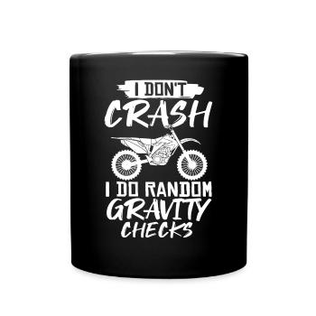 Dirt Bike Motocross Électrique Riding MX Rider - Mug uni - noir - Devant