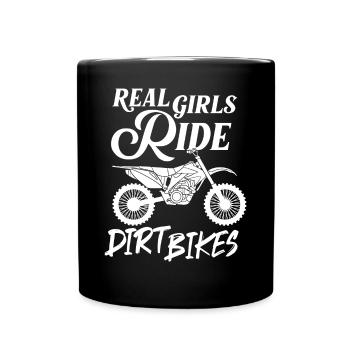Dirt Bike Motocross Électrique Riding MX Rider - Mug uni - noir - Devant