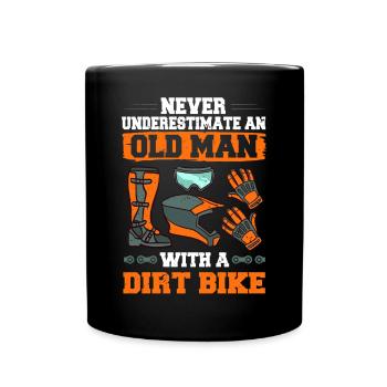 Dirt Bike Motocross Électrique Riding MX Rider - Mug uni - noir - Devant
