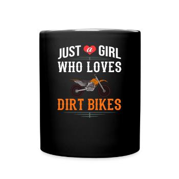 Dirt Bike Motocross Électrique Riding MX Rider - Mug uni - noir - Devant