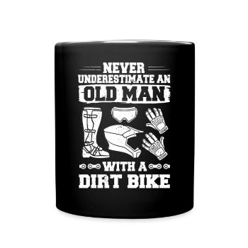 Dirt Bike Motocross Électrique Riding MX Rider - Mug uni - noir - Devant