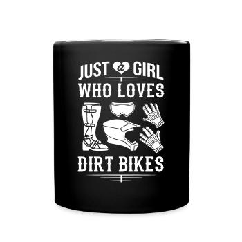 Dirt Bike Motocross Électrique Riding MX Rider - Mug uni - noir - Devant