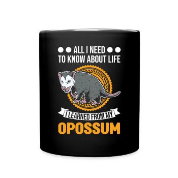Opossum Cadeau Possum Possum - Mug uni - noir - Devant