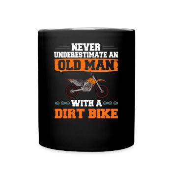 Dirt Bike Motocross Électrique Riding MX Rider - Mug uni - noir - Devant