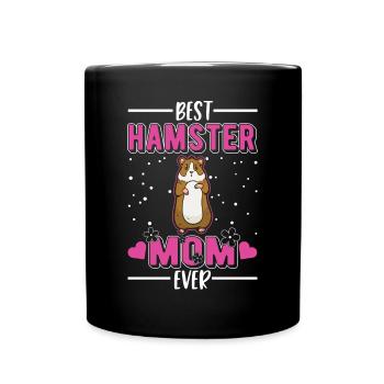 Meilleure maman hamster de tous les temps Hamster Mama - Mug uni - noir - Devant