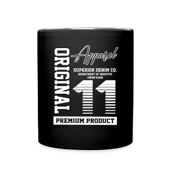 2011 Jahrgang Geburtstag Vintage Geschenk Retro - Tasse einfarbig - Schwarz - Vorne