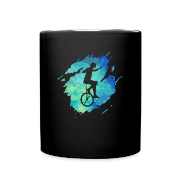 Monocycle - Mug uni - noir - Devant