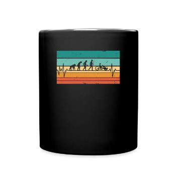 Vintage Heartbeat ECG Pulse Handbike - Mug uni - noir - Devant