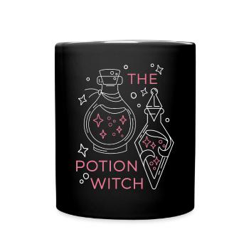 Potion Hexen mystische Hexenwitch Wicca Hexe - Tasse einfarbig - Schwarz - Vorne
