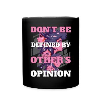 Frauen Empowerment Motivation - Tasse einfarbig - Schwarz - Vorne