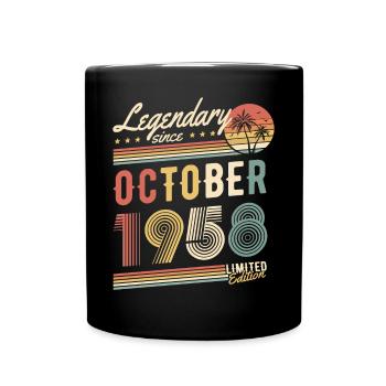 Legendary Since October 1958 Limited Edition - Tasse einfarbig - Schwarz - Vorne