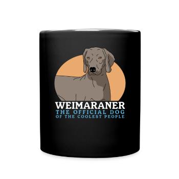 Weimaraner Dog Owner Dog Gift - Mug uni - noir - Devant