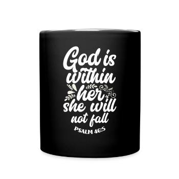 Jesus Christ Christ Religion Religious - Full Colour Mug - black - Front