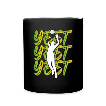 Volleyball players still - Full Colour Mug - black - Front